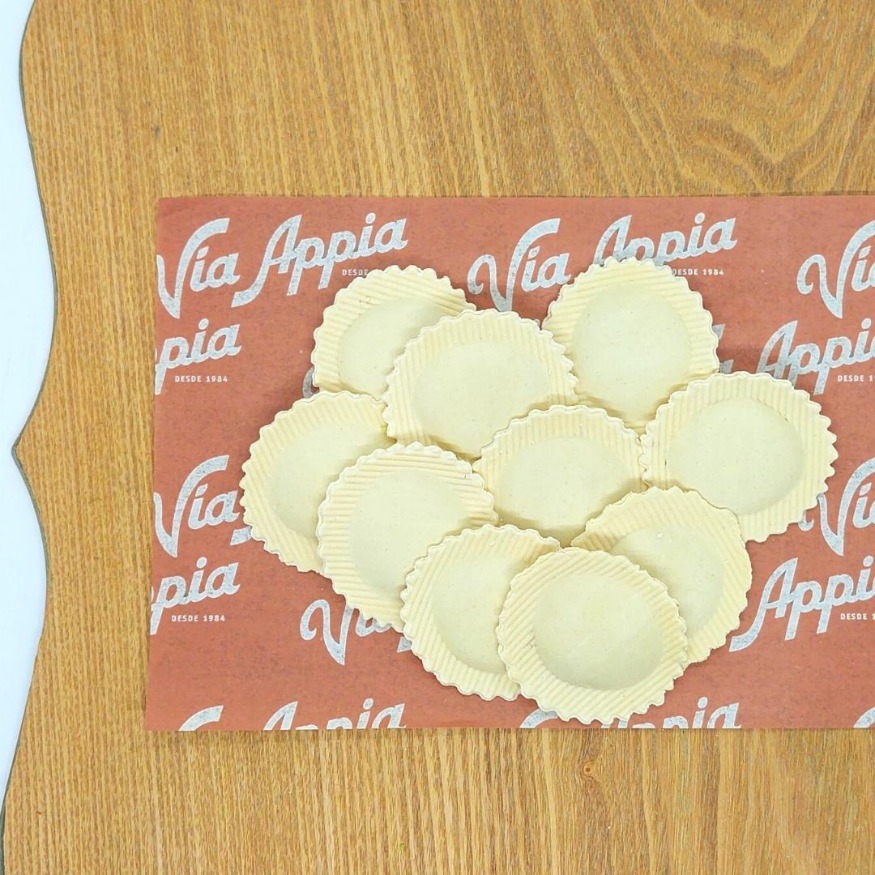 PASTA RELLENA CON SALMÓN