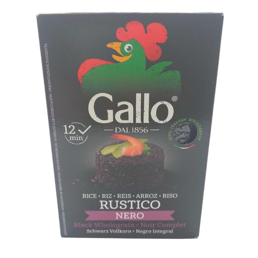 ARROZ RUSTICO NERO INTEGRAL PARA RISOTTO