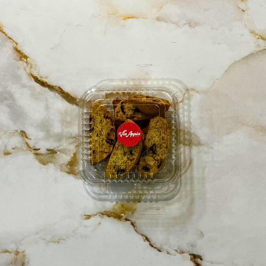 BISCOTTI DE CHOCOLATE, ALMENDRAS Y CRANBERRY