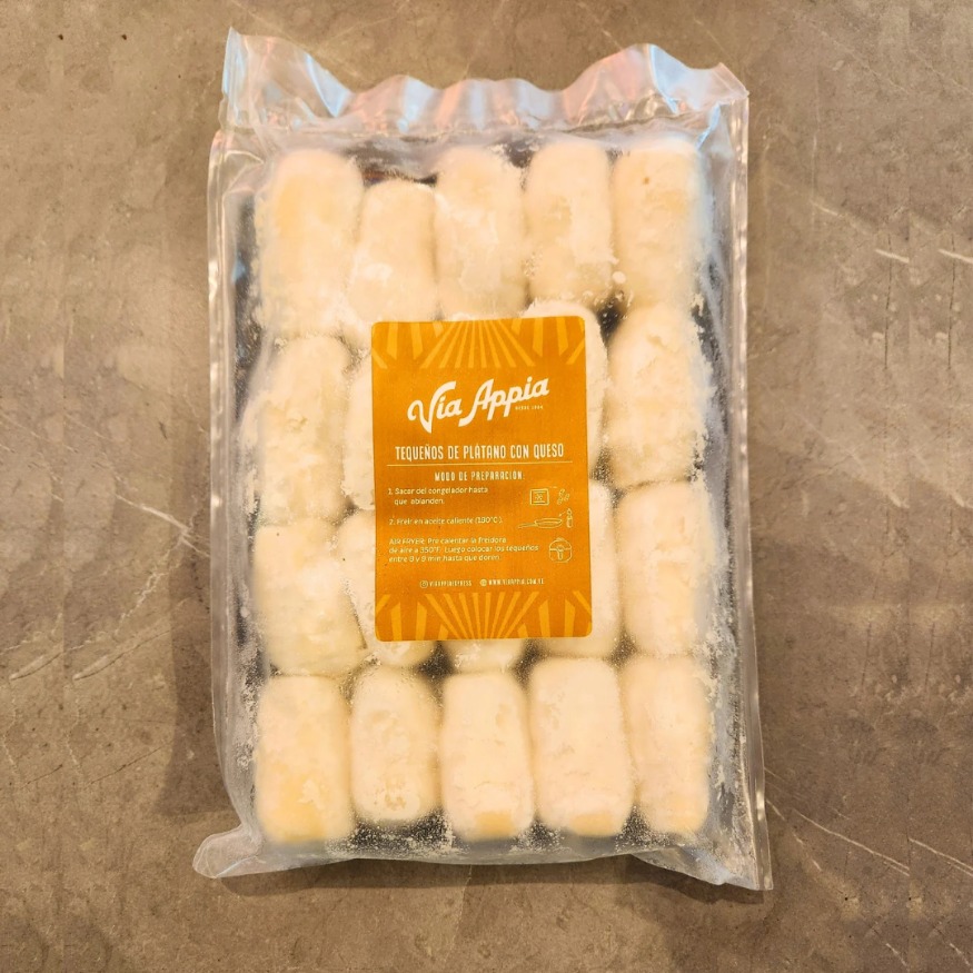TEQUEÑOS DE PLÁTANO CON QUESO (20 unidades)