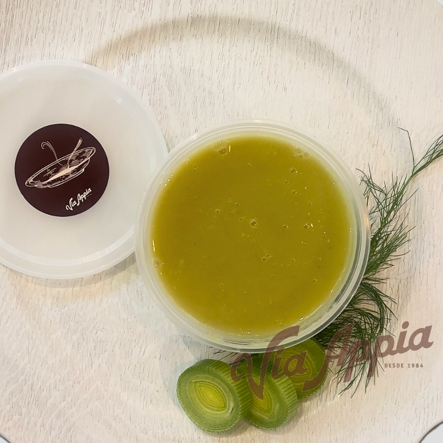 CREMA DE AJOPORROS E HINOJO 1 RACIÓN