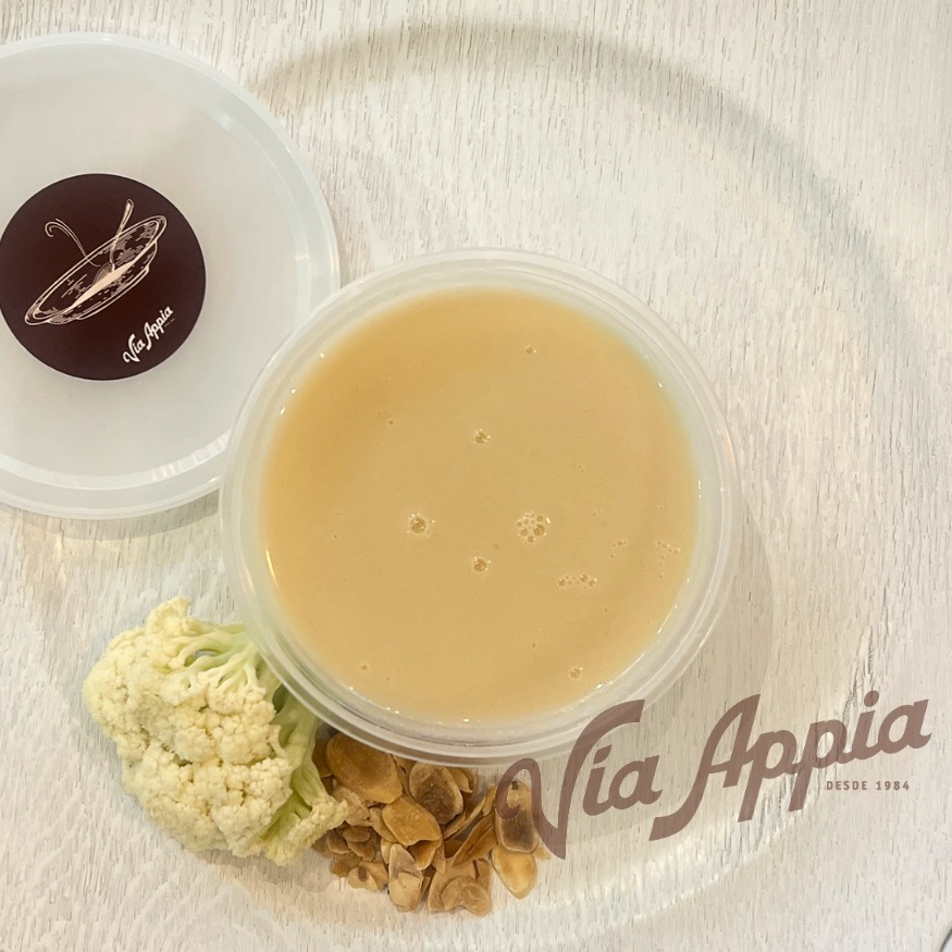 CREMA DE COLIFLOR Y ALMENDRAS 1 RACIÓN