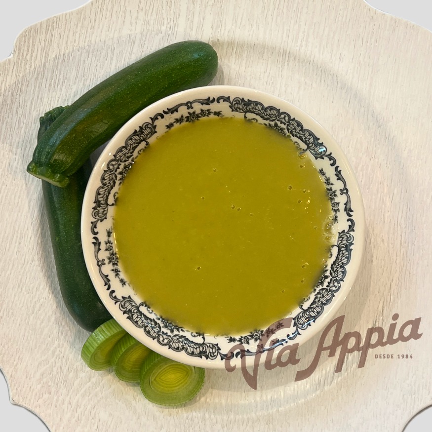 CREMA DE CALABACÍN CON PUERRO 2 RACIONES