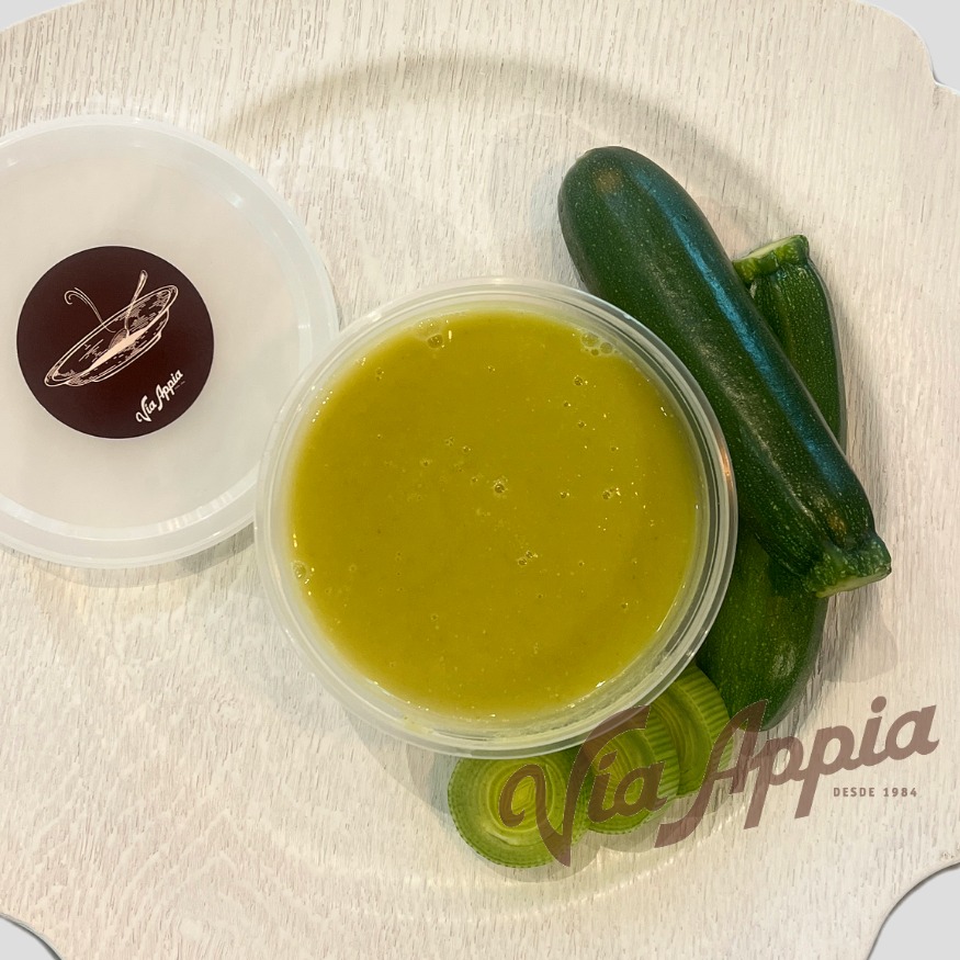 CREMA DE CALABACÍN CON PUERRO 2 RACIONES