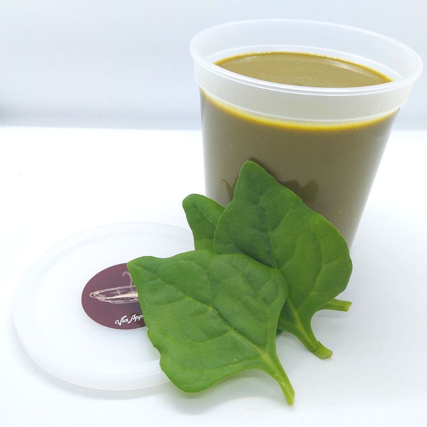 CREMA DE ESPINACAS Y LECHUGA 2 RACIONES