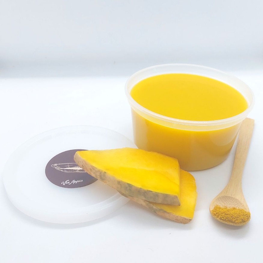 CREMA DE AUYAMA CON COCO Y CURRY 1 RACIÓN