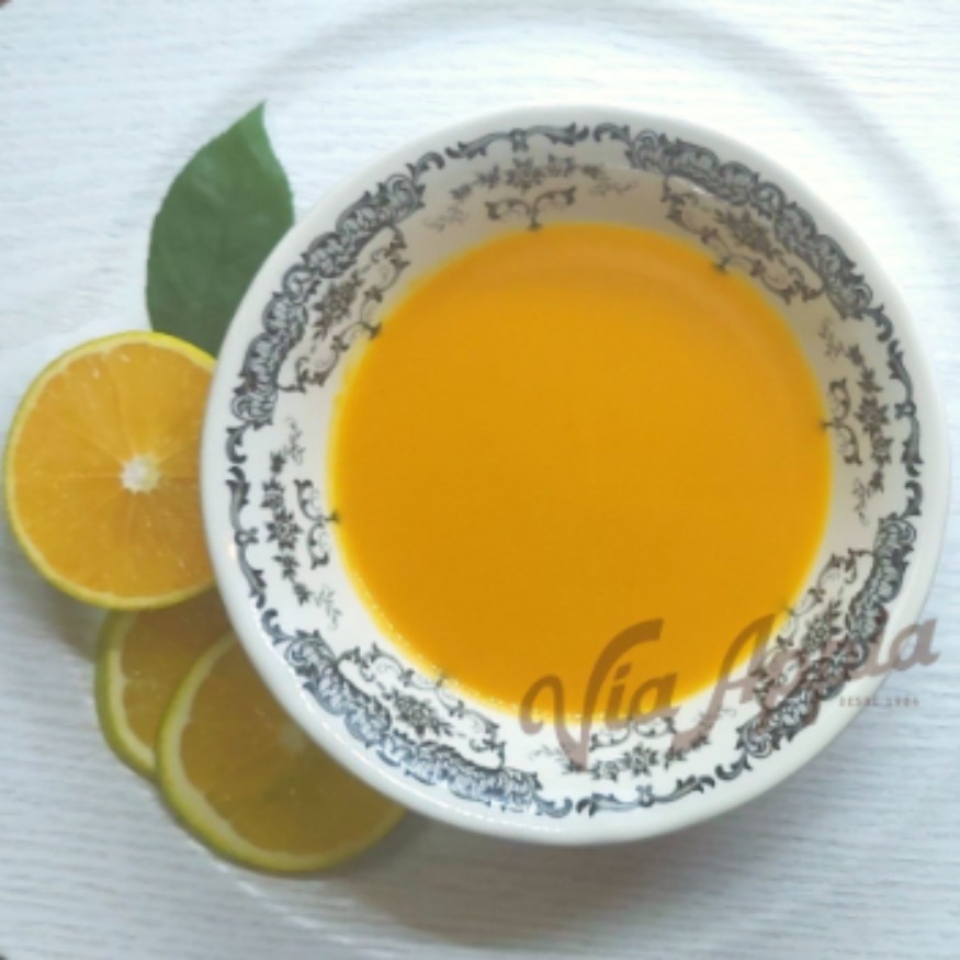 CREMA DE AUYAMA CON NARANJA 2 RACIONES