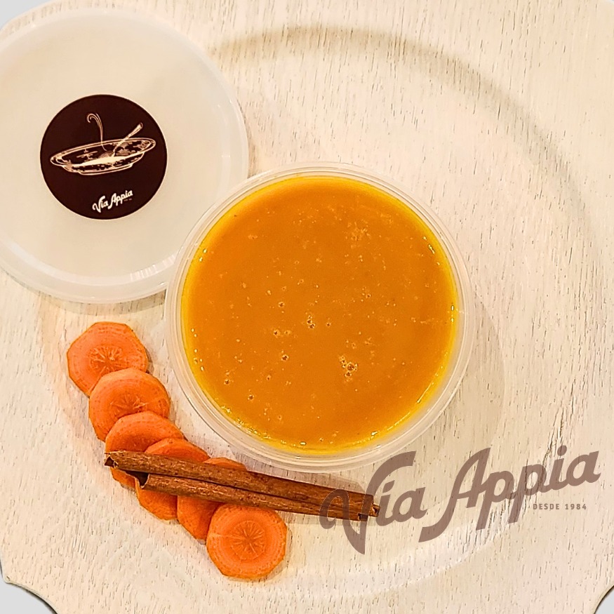 CREMA DE ZANAHORIA CON CANELA 1 RACIÓN