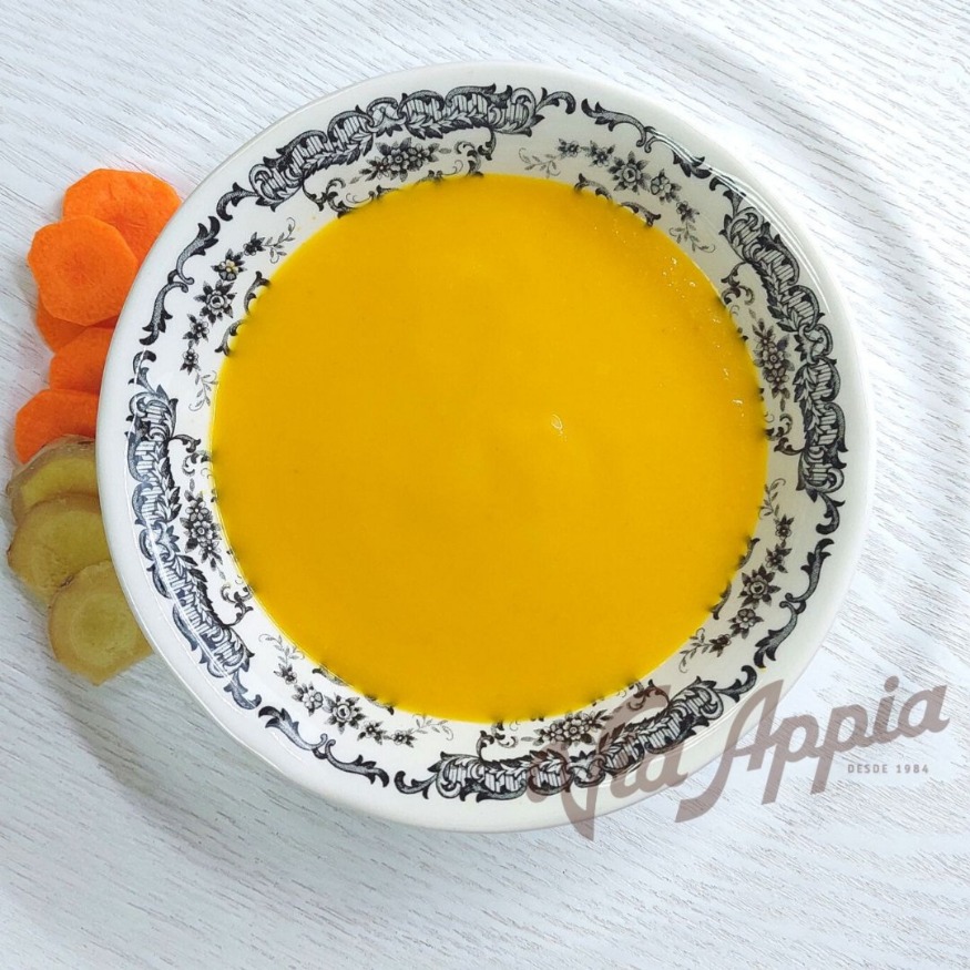 CREMA DE ZANAHORIA CON GINGER 2 RACIONES