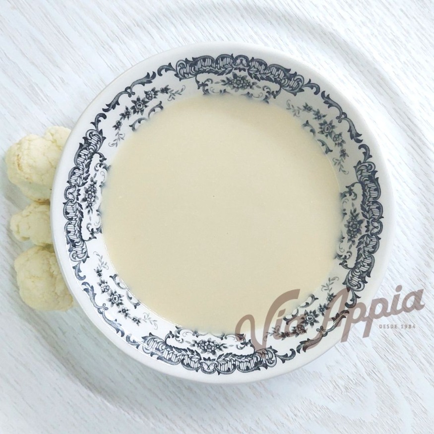 CREMA DE COLIFLOR CON MANZANAS VERDES 2 RACIONES