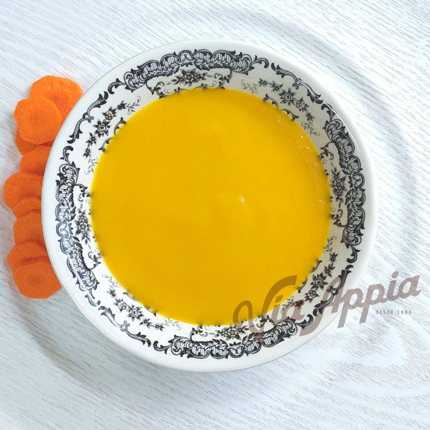 CREMA DE ZANAHORIA CON PUERROS 2 RACIONES