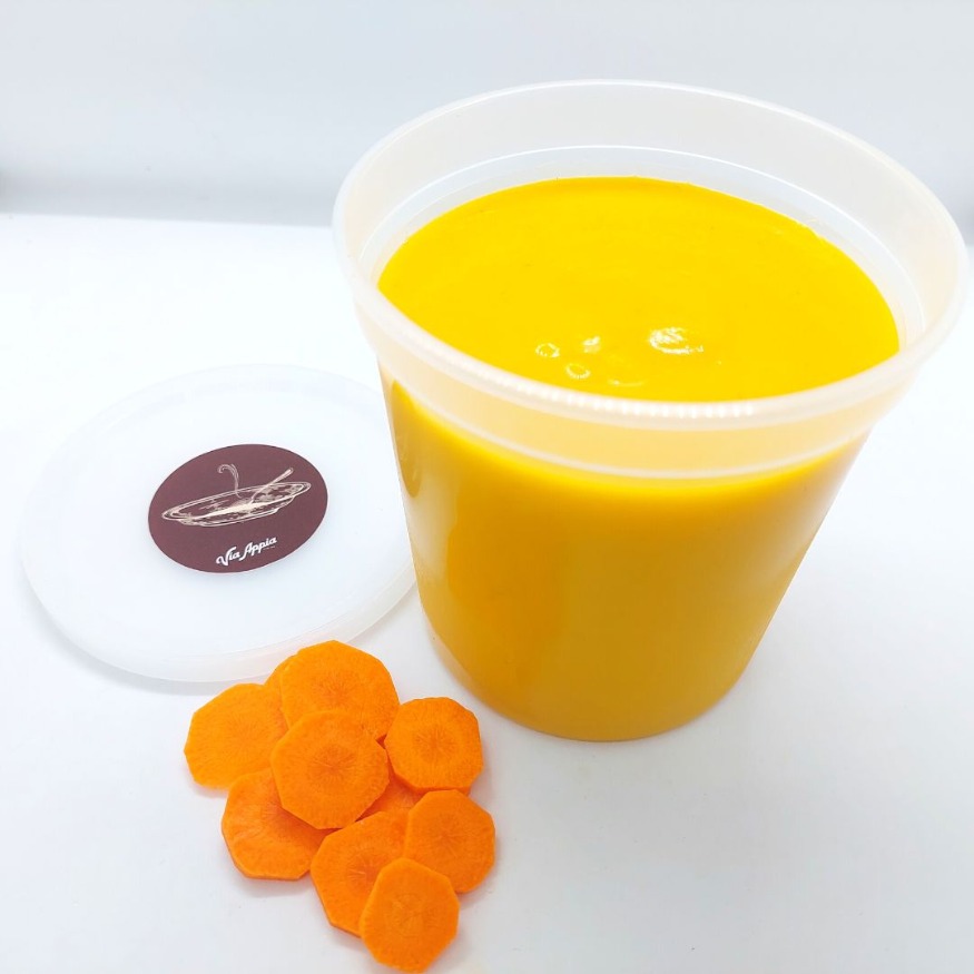 CREMA DE ZANAHORIA CON AUYAMA 2 RACIONES