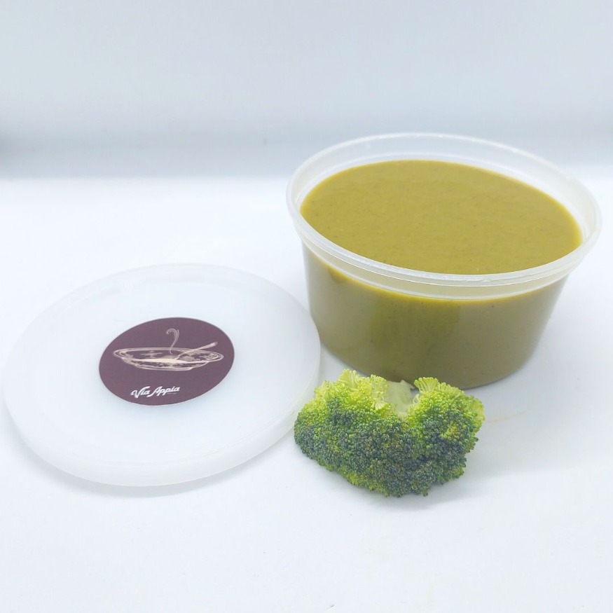 CREMA DE BRÓCOLI CON AJOPORROS 1 RACIÓN