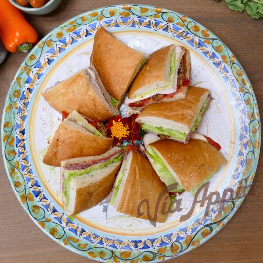 BANDEJA DE DOS FOCACCIAS RELLENAS #6