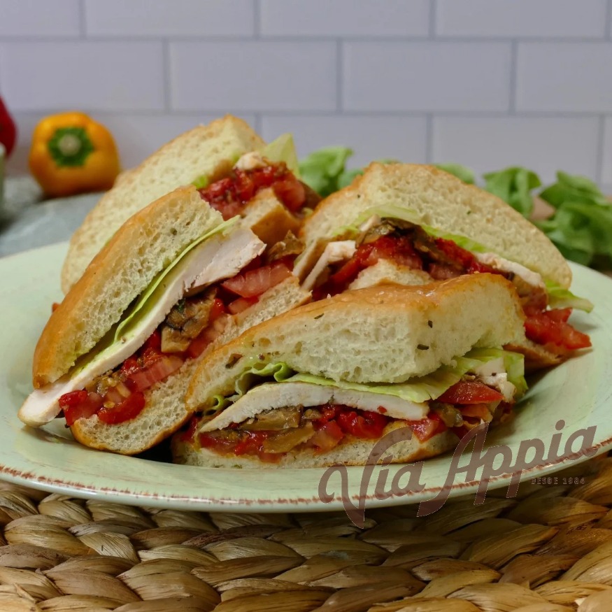 FOCACCIA RELLENA TOSCANO  (SANDWICH)