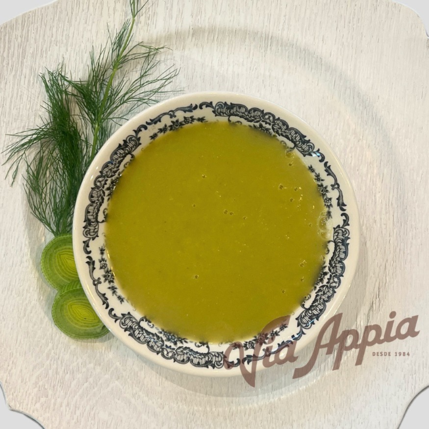 CREMA DE LECHUGA CON HINOJO 2 RACIONES
