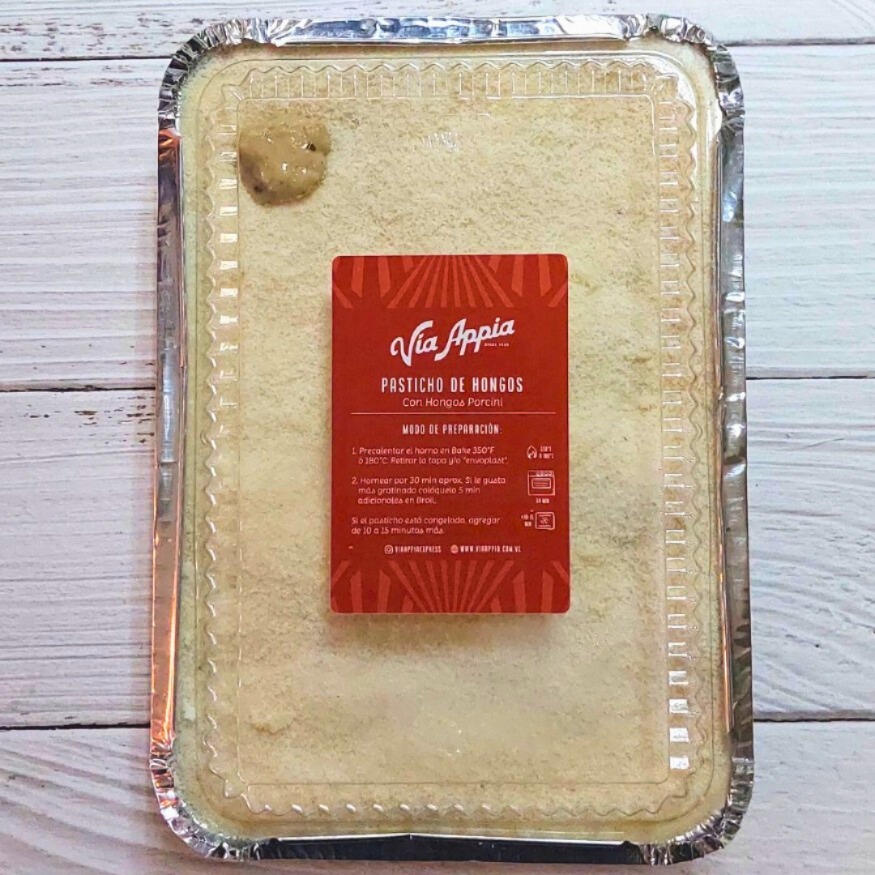 PASTICHO DE CHAMPIñONES CON HONGOS PORCINI