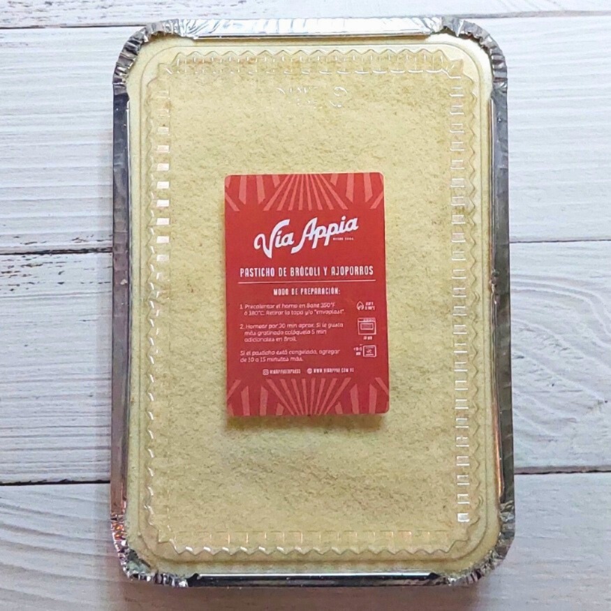 PASTICHO DE BRÓCOLI Y AJOPORROS