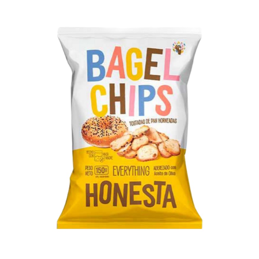 HONESTA BAGEL CHIPS EVERYTHING