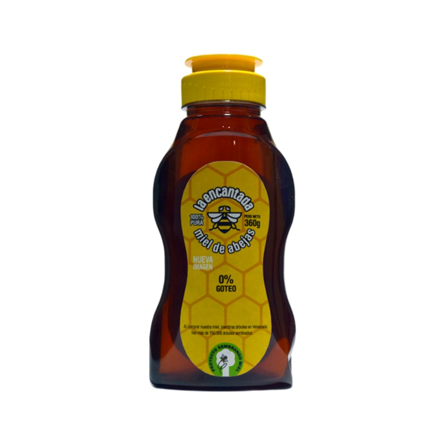 LA ENCANTADA MIEL DE ABEJAS 360 GRAMOS