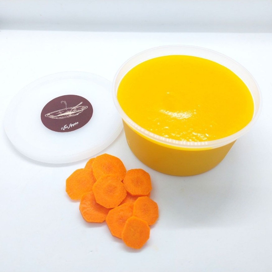 CREMA DE ZANAHORIA, PUERRO Y KALE 1 RACIÓN