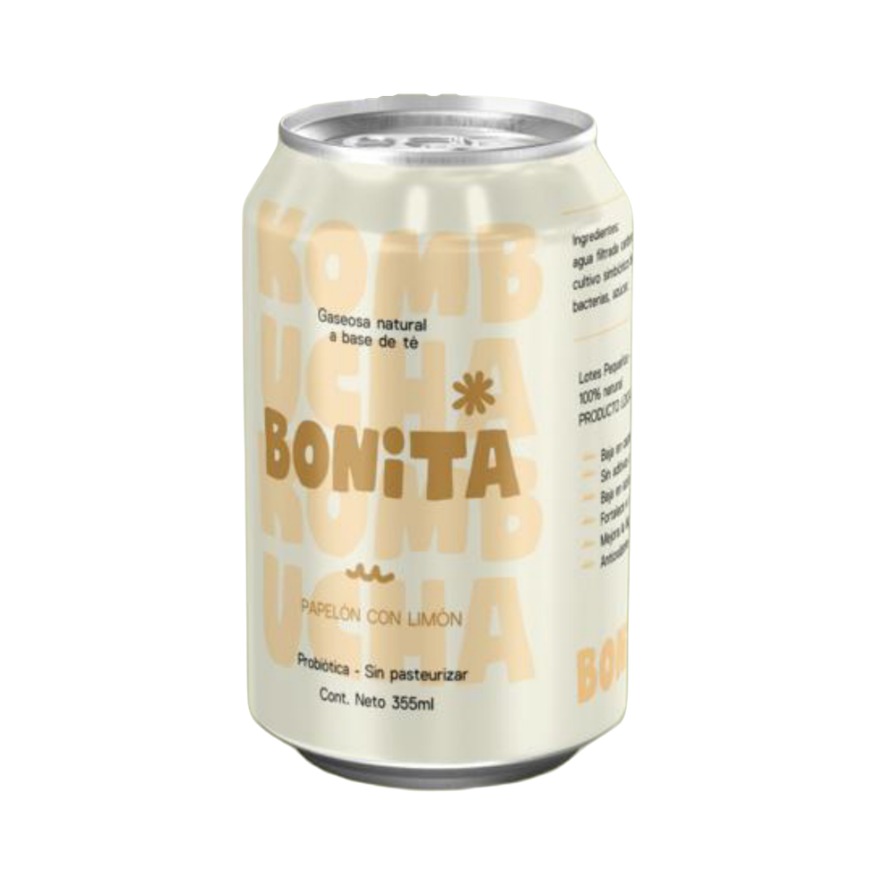 KOMBUCHA BONITA PAPELÓN CON LIMÓN
