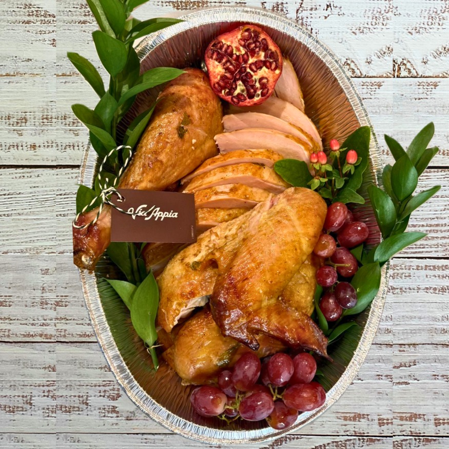 MEDIO PAVO AL HORNO