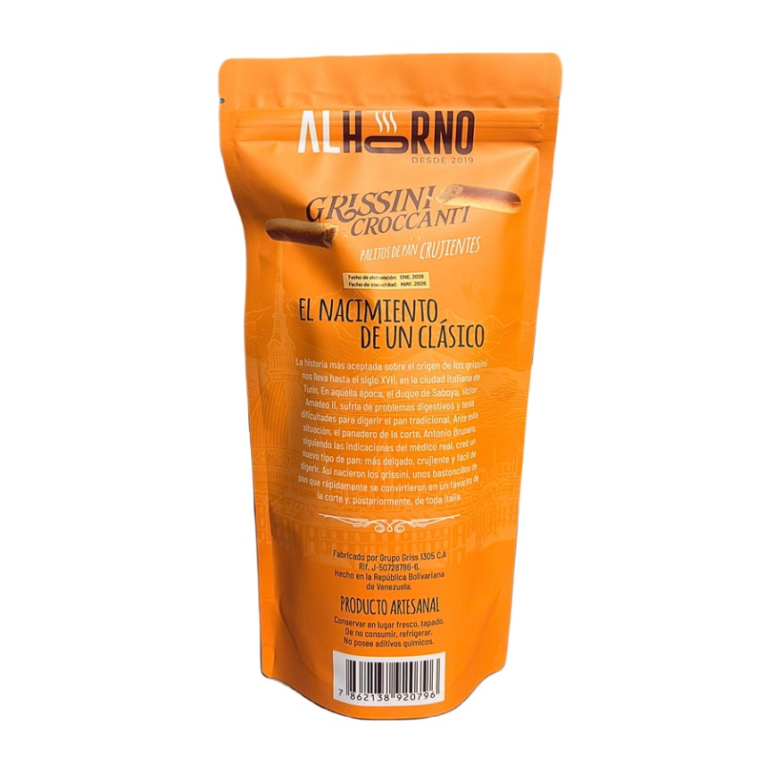 GRISSINIS CON PARMESANO