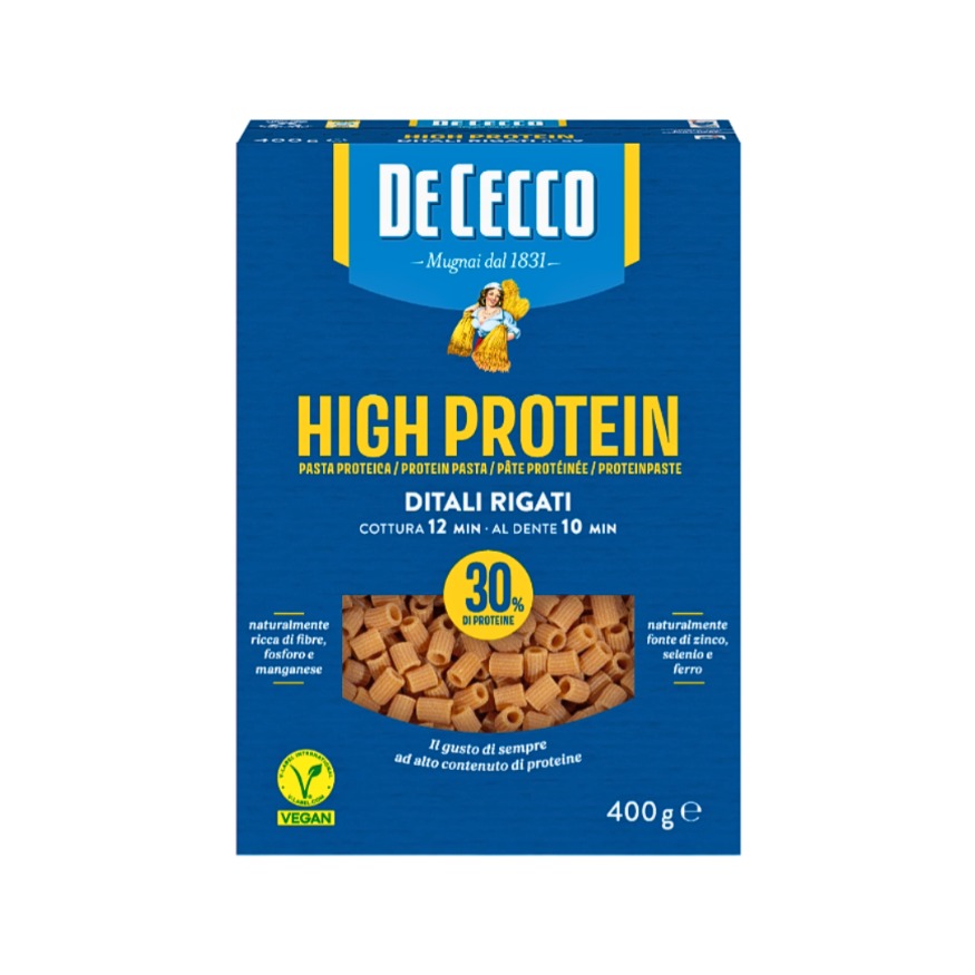 PASTA DE CECCO DITALI RIGATI NRO 59 HIGH PROTEIN