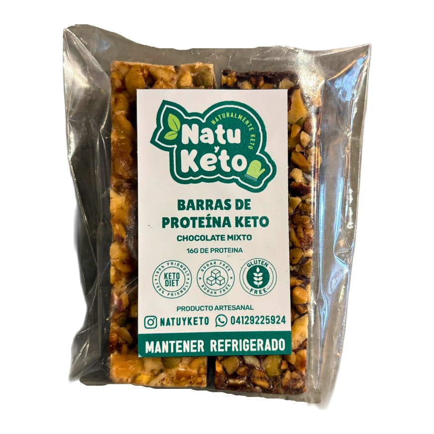 BARRA DE PROTEÍNA CHOCO MIXTO NATU KETO