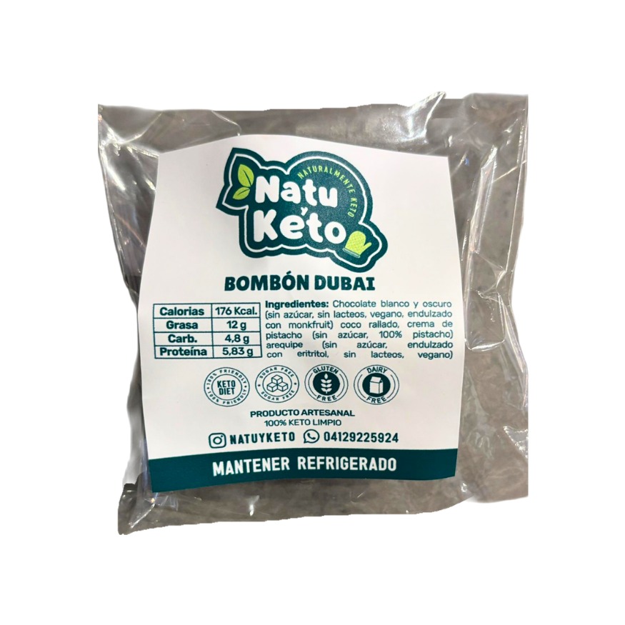 BOMBÓN DUBAI NATU KETO