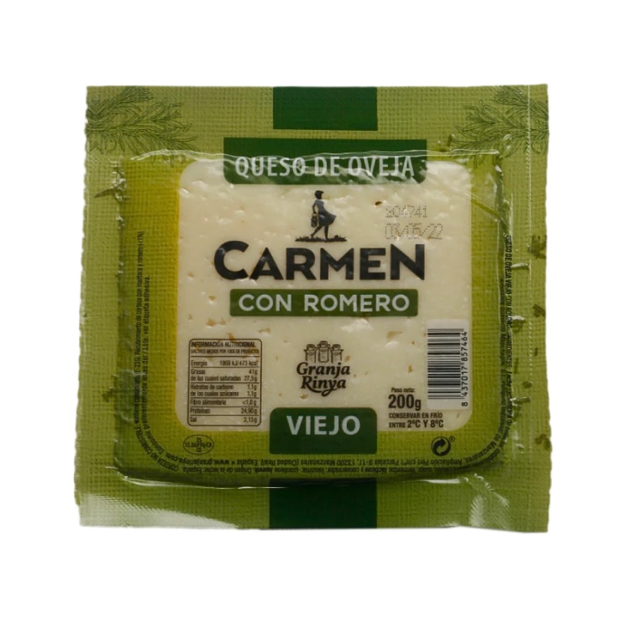 QUESO DE OVEJA CON ROMERO CARMEN