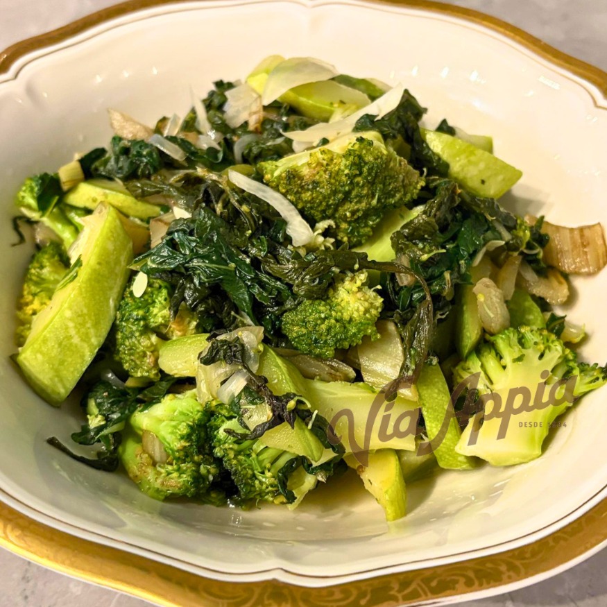 VEGETALES VERDES SALTEADOS